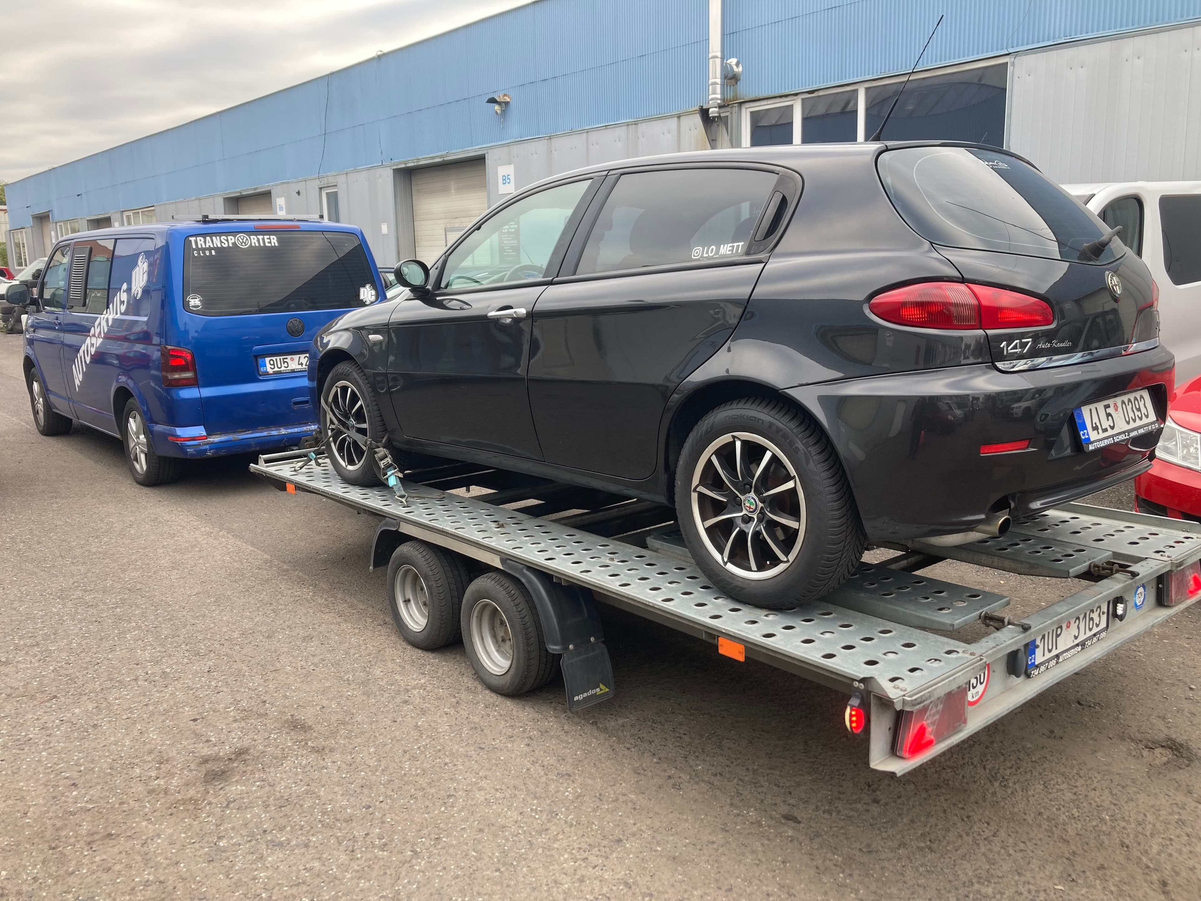 Odtah Alfa Romeo 147